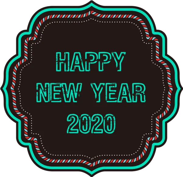 Download New Year Label For Happy 2020 Celebration Hq Png Illustration Celebration Png