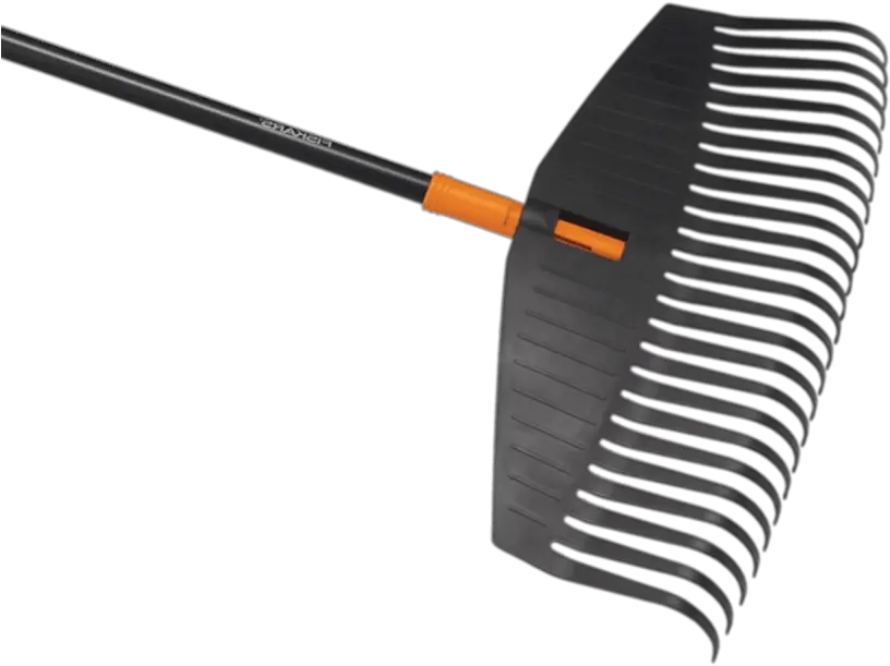 Download Solid Large Leaf Rake Png Fiskars Leaf Rake Rake Png