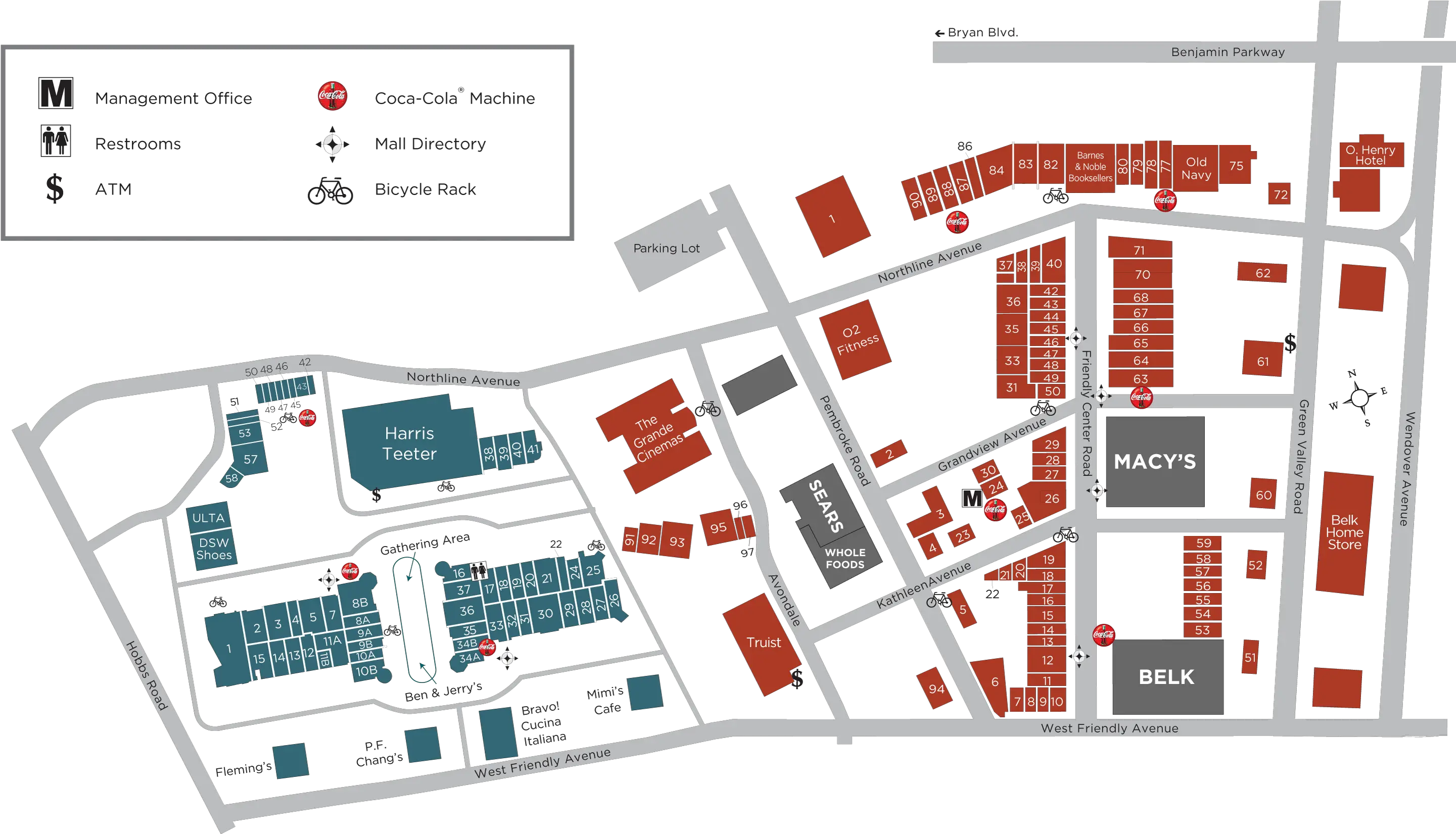 Mall Directory Friendly Center Friendly Shopping Center Greensboro Nc Png Banana Republic Icon Collection