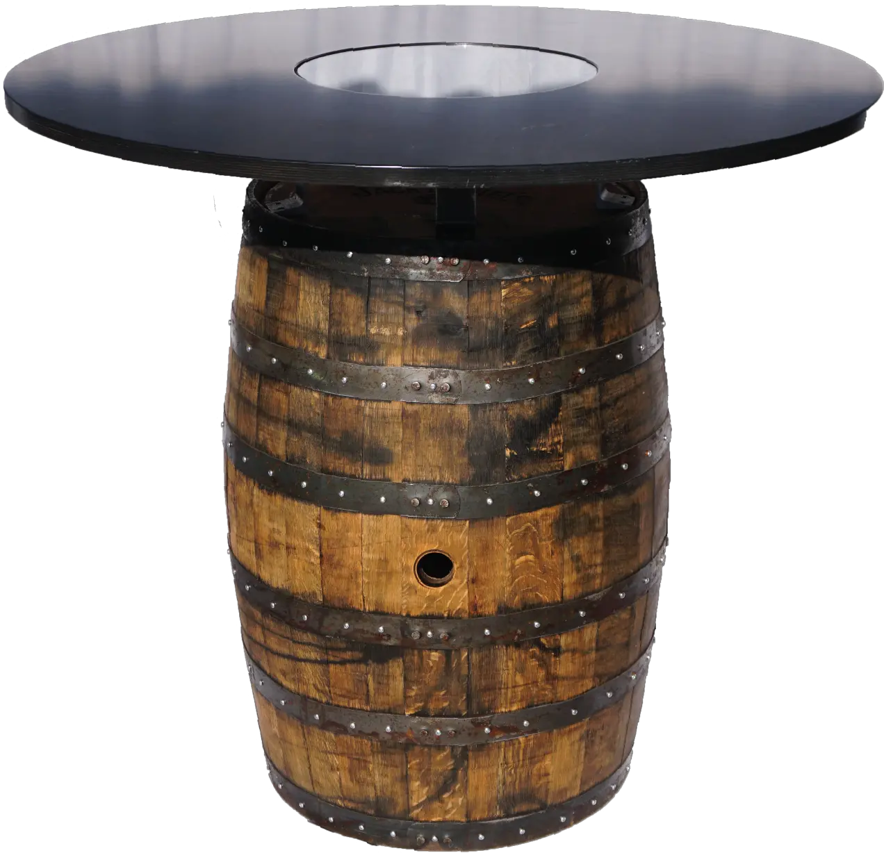 Download Jack Daniels Bar Table Transparent Background Png Rustic Coffee Table Barrels Bar Table Png