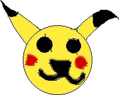 Pixilart Pikachu Head By Pikapokeplays Dot Png Pikachu Facebook Icon
