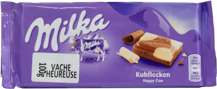 Milka Kuhflecken Happy Cow Chocolate Bar 100g Milka Png Chocolate Bar Png