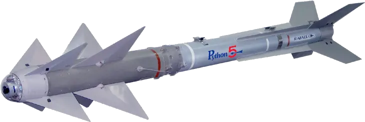 The Paradigm Shift In Air Superiority Rafael Python 4 Missile Png Missile Transparent