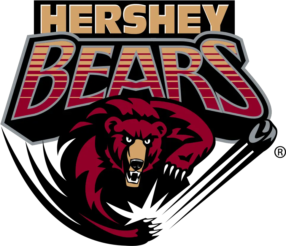 Hershey Bears Hershey Bears Old Logo Full Size Png Hershey Bears 2010 Logo Hershey Logo Png