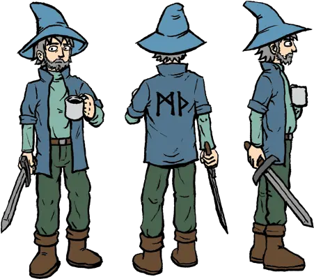 Wizard Hat Wizard Hat Model Hd Png Download Original Character Turnaround Sheet Wizard Wizard Hat Transparent