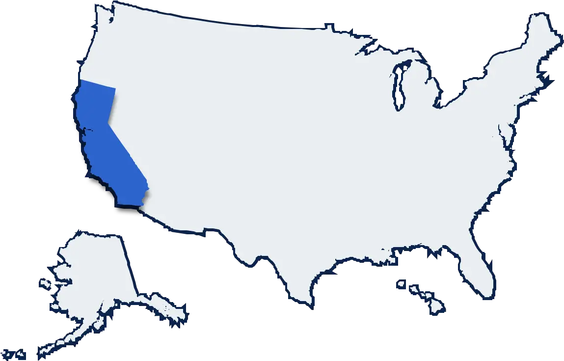 How To Register A Vehicle As Non Us Resident In California Red And Blue Map 2016 Election Png California Icon Png