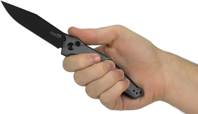 Launch 7 Automatic Knife From Kershaw The Firearm Blog Hand Holding Knife First Person Png Knife Transparent