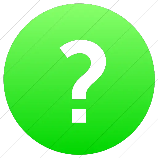 Iconsetc Simple Ios Neon Green Gradient Raphael Question Dot Png Question Mark Folder Image Icon