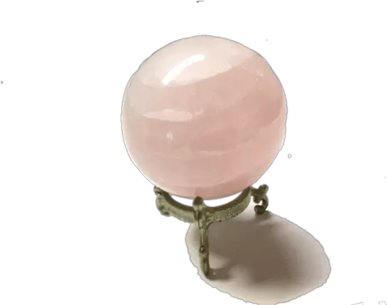 Crystal Ball Rose Quartz Solid Png Crystal Ball Transparent