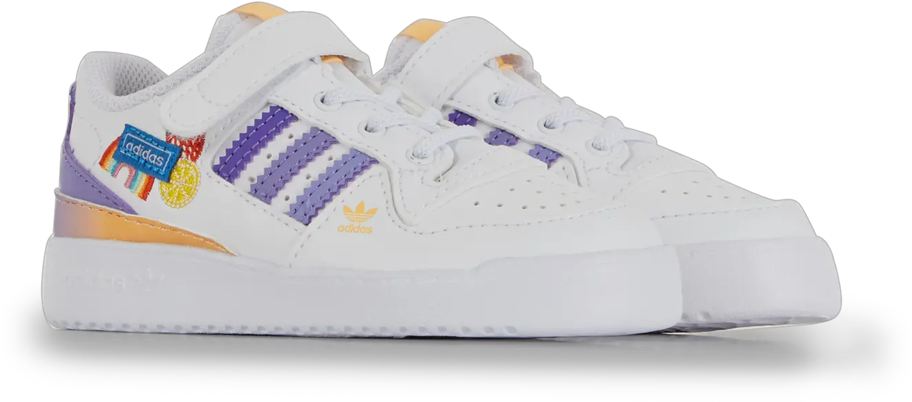 Adidas Originals Forum Low El Icon Message 4 Whitepurple Low Top Png El Icon