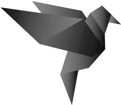 Purchase U2014 Blackbird Moto Origami Png Black Bird Png