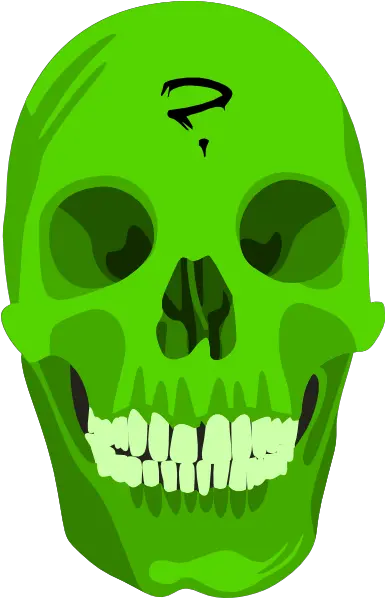 Download Hd Skeleton Head Clipart Poison Green Skull Png Green Hd Skull Png Skeleton Head Png
