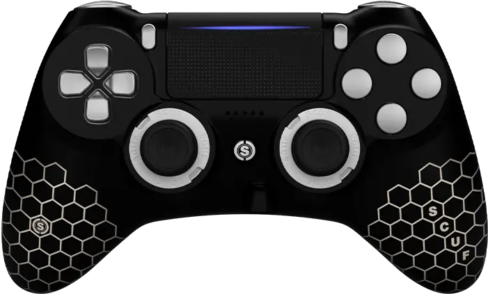 Scuf Impact Honeycomb Black Red Camo Ps4 Controller Scuf Png Honey Comb Png