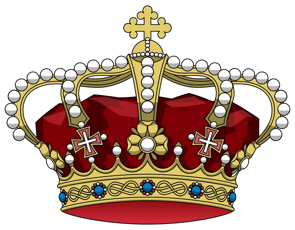 Crown Png Clipart Black And White