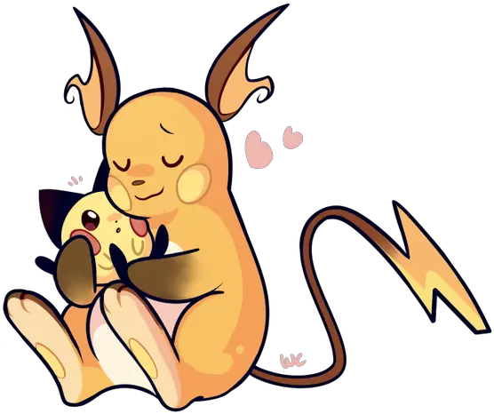 Mama Raichu Loves Her Beta Pichu Beta Pichu Png Raichu Png