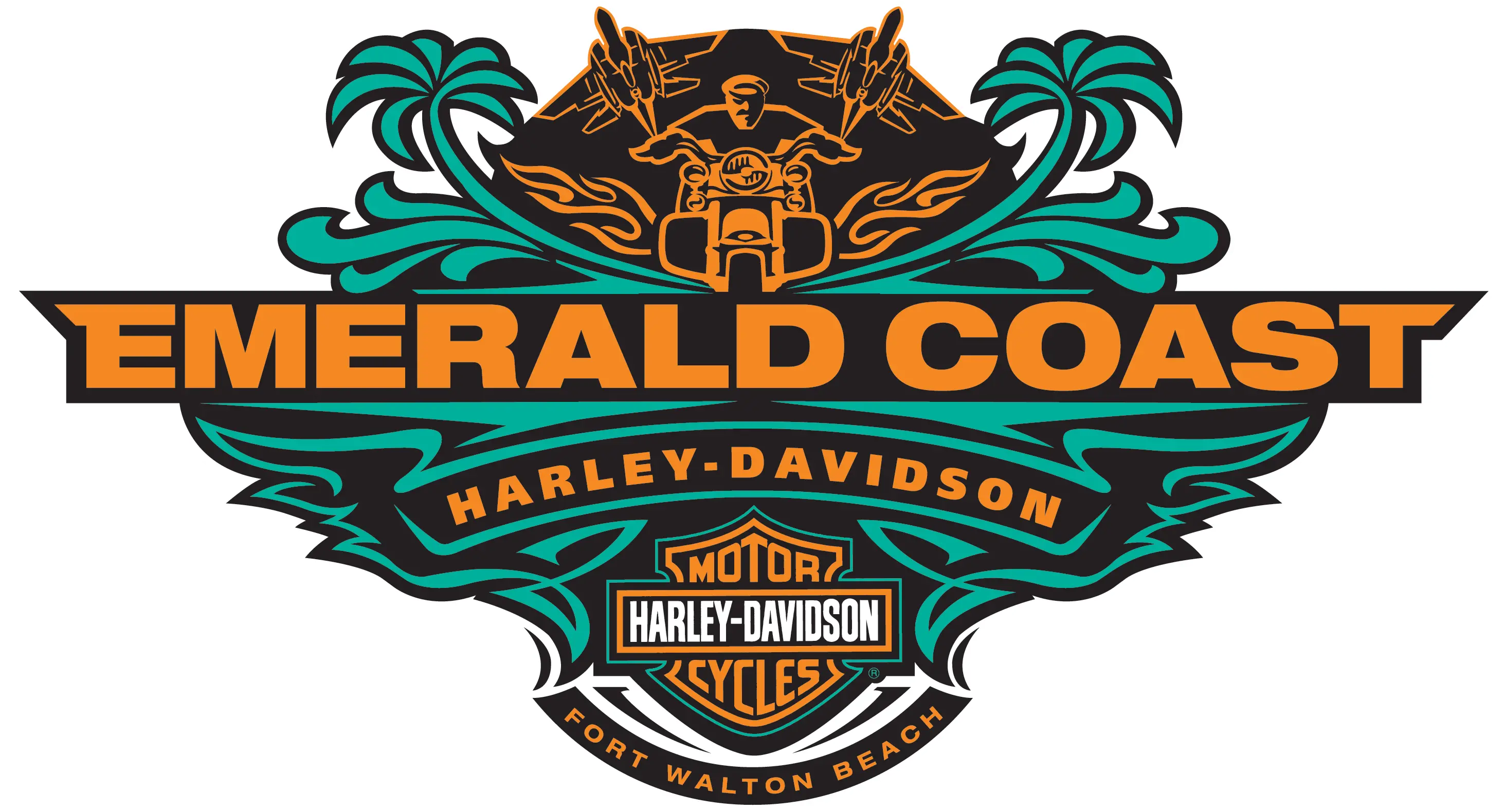 Echd Logo Emerald Coast Harley Davidson T Shirt Clipart Emerald Coast Harley Davidson Logo Png Harley Davidson Wings Logo