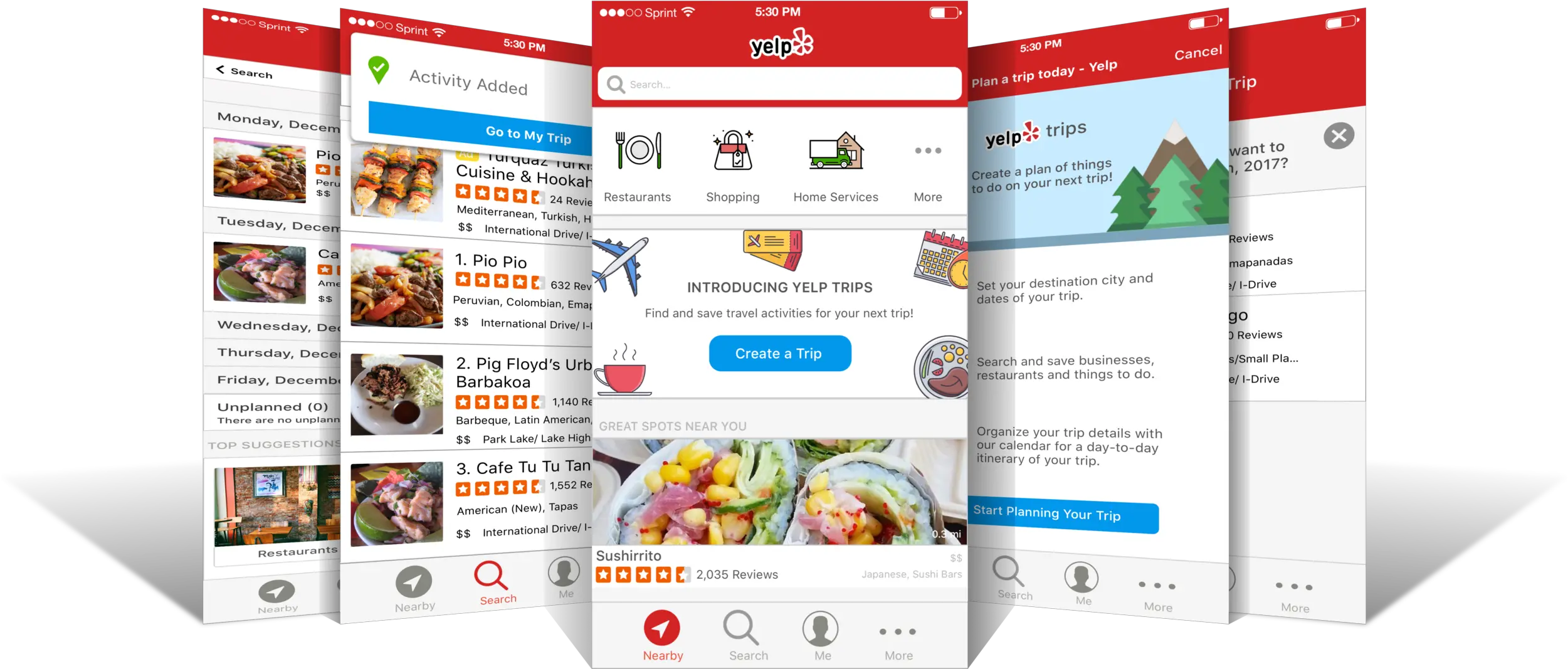 Yelp Trips Find And Plan A Trip Itinerary Using Yelp Vertical Png Yelp Social Media Icon