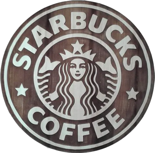 Custom Wood Sign Starbucks Engraving Starbucks Png Images Of Starbucks Logo
