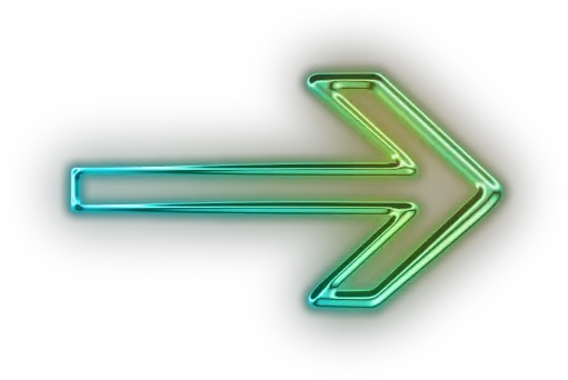 Glowing Icon Right Arrow Neon Png Glowing Line Png