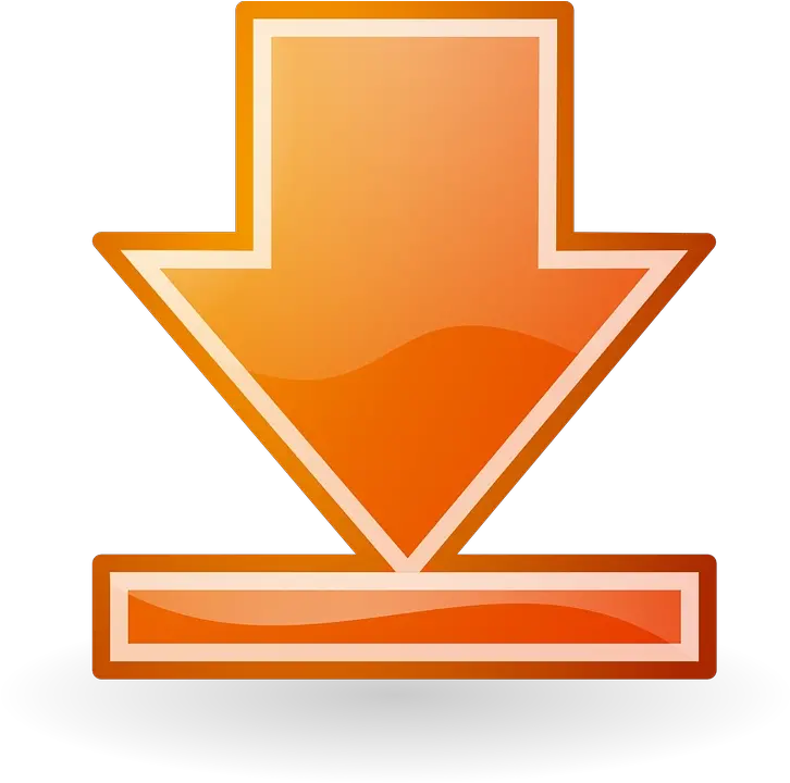 Download Free Png Flecha Parte Inferior Botón Gráficos Arrow Pointing Down Png Flecha Png