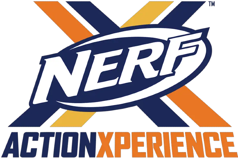 Kingsmen And Hasbro To Open Nerf Fecs In The Us Blooloop Nerf Action Xperience Logo Png Nerf Logo
