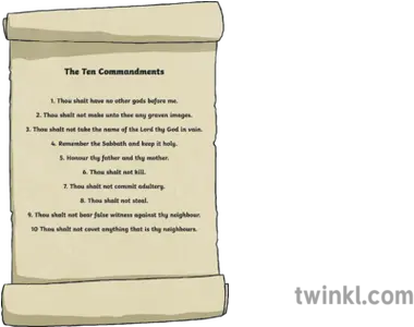 Ten Commandments 2 Illustration Language Png 10 Commandments Icon