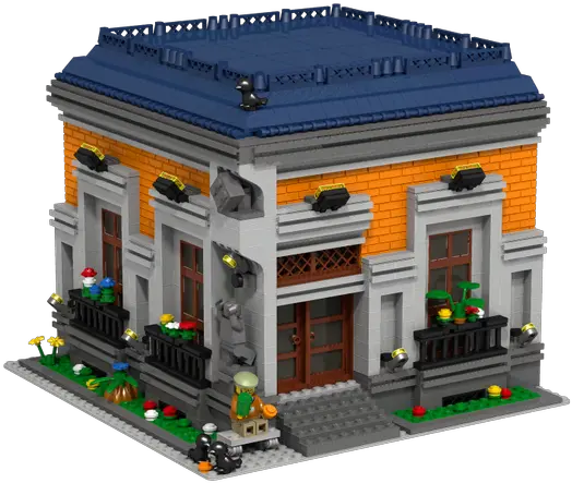 Lego Ideas Lego Museum House Png Lego Transparent