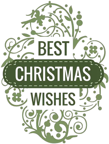 Best Wishes Christmas Badge With Ornaments Transparent Png Christian Kjellvander I Saw Her Hops Png