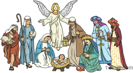 Nativity Scene Figures Only Religion Png Nativity Scene Png