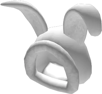 Fluffy White Bunny Hood Roblox Crescent Png White Bunny Png