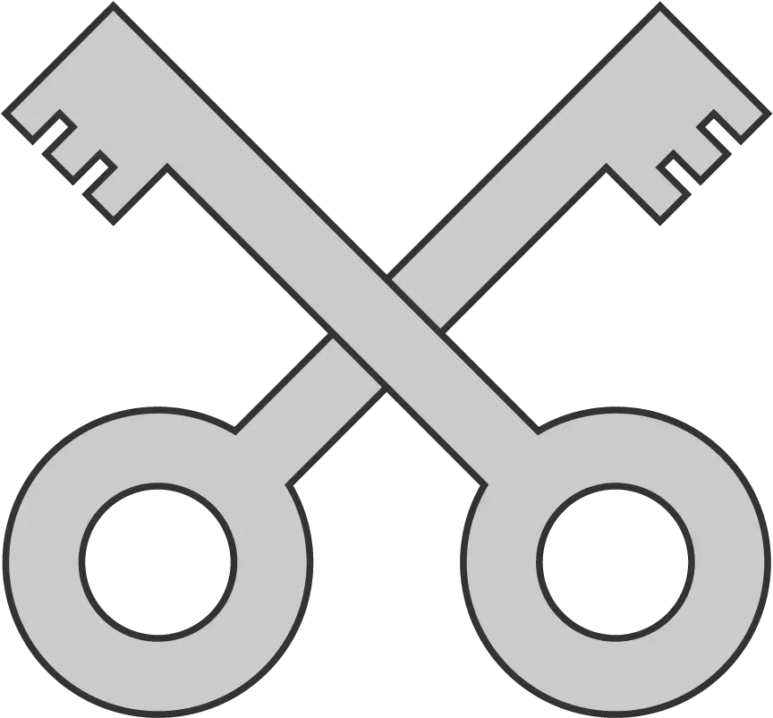 Filecrosskeyspng Wikipedia Good Continuation Gestalt Keys Png