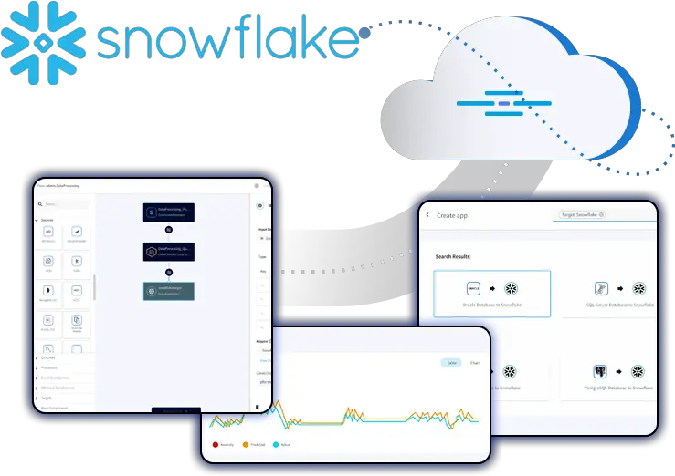 Data Integration Into Snowflake Vertical Png Snowflake App Icon