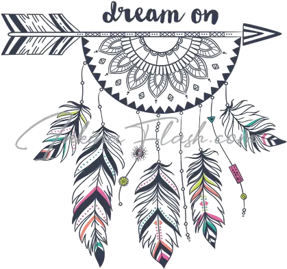 Dreamcatcher Dream Catcher And Arrow Tatoo Png Dream Catcher Png