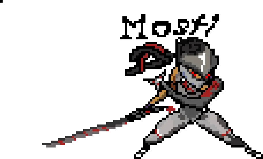 Pixilart Genji Pixel Blackwatch By Mostipl Fictional Character Png Genji Png