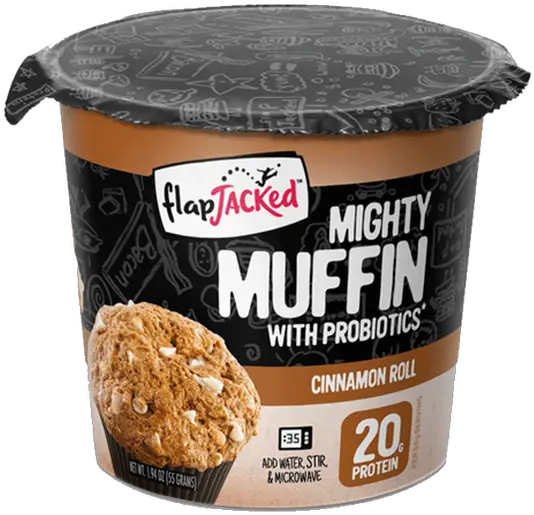 Flapjacked Mighty Muffin Cinnamon Roll Mighty Muffins Png Cinnamon Roll Png