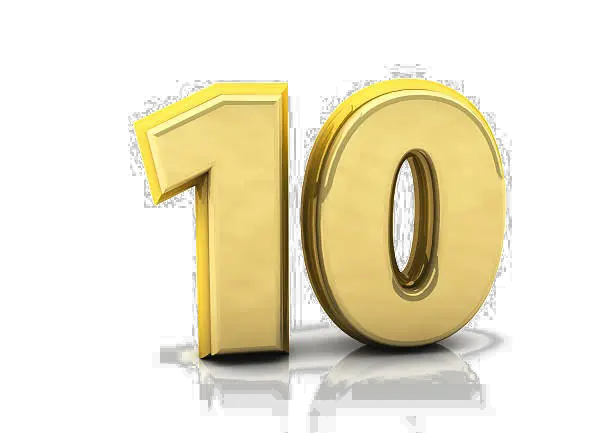 Download 10 Number Png Photo Wood Number Png