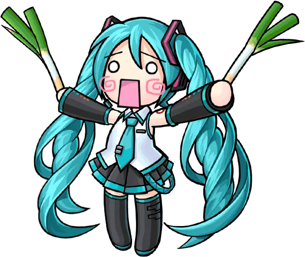 Leek Hachune Miku Png Hd Png Download Original Size Png Hachune Miku Png Miku Icon