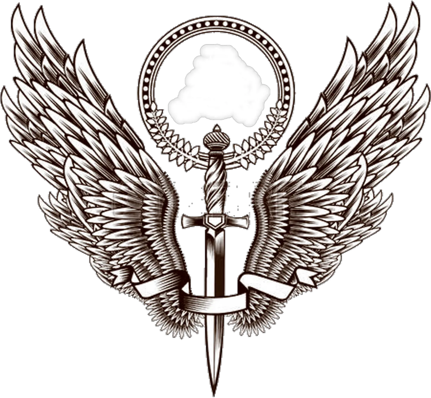 Wings Sword U2013 Erkley Tactical Etac Wings And Sword Png Wings Transparent