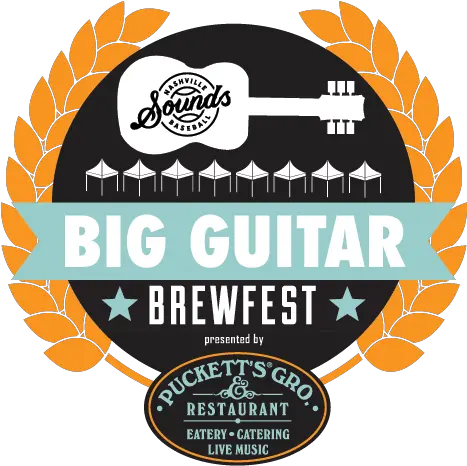 Big Guitar Brewfest U2014 First Horizon Park Illustration Png Guitar Logo