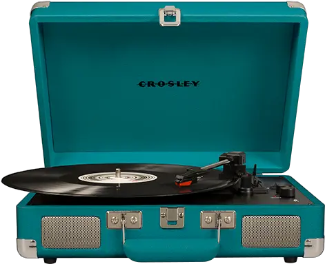 Crosley Cruiser Deluxe Turntable Teal Crosley Cruiser Deluxe Portable Turntable Teal Png Record Player Png