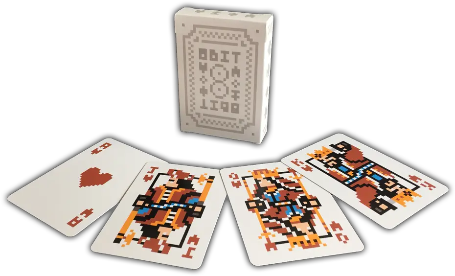 The 8bit Deck Is A Regular Olu0027 Of Playing Cards Only Playing Card Png Poker Cards Png