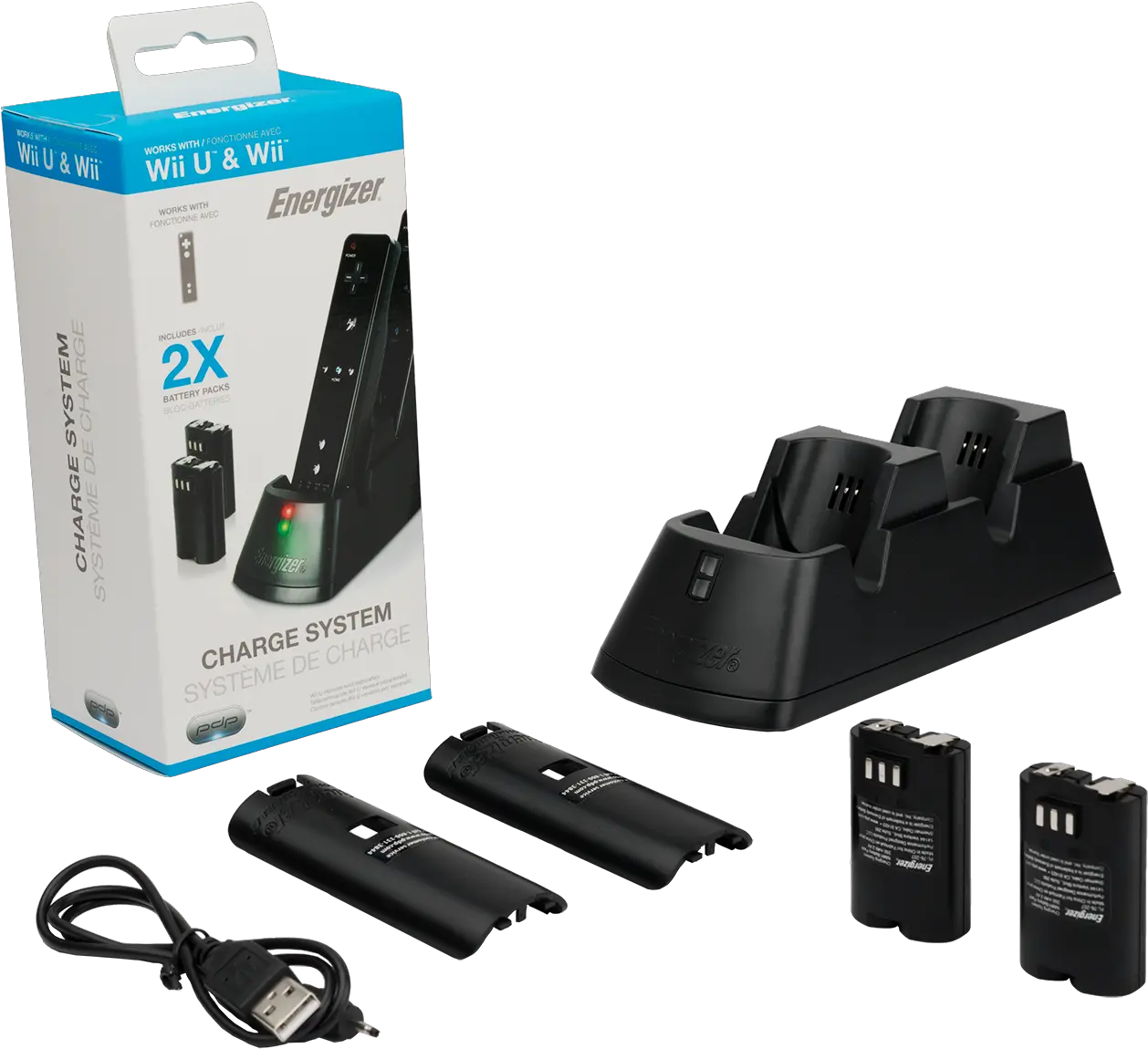 Pdp Energizer Nintendo Wii U And Energizer Wii Remote Charger Png Wii Remote Png