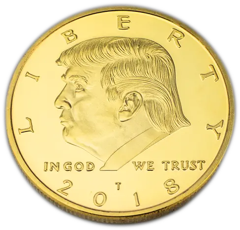 Rare 2018 Donald Trump Presidential Coin Real Donald Trump Coin Png Coin Transparent