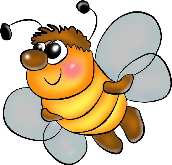 Bee Clipart Clear Background Cartoon Insects Transparent Background Png Bee Clipart Png