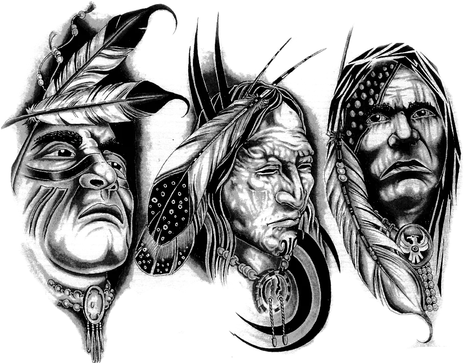 Neck Tattoo Designs Download Native American Tattoo Designs Png Neck Tattoo Png