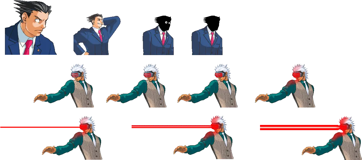 Sprite Edits Phoenix Wright Sprite Edit Png Phoenix Wright Png