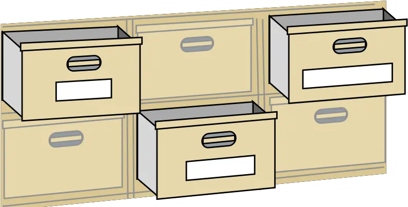 Furniture File Cabinet Drawers Png Svg Clip Art For Web Cabinet Drawing Png File Cabinet Icon Png