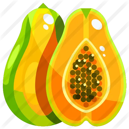 Papaya Free Food Icons Fresh Png Papaya Png