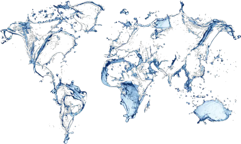 Contact Us World Map In Water Hd Png Ink In Water Png