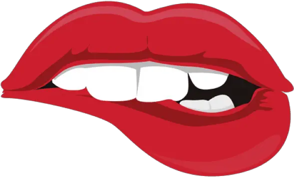 Download Hd Drawn Tongue Lip Bite Kappa Kappa Gamma Lips Png Tongue Transparent